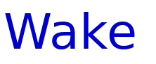 Wake & Bake fonte